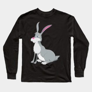 Hare Cartoon Long Sleeve T-Shirt